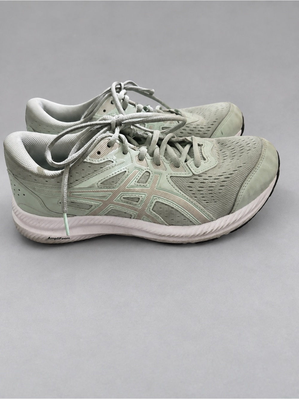 ASICS Women's Athletic Shoes in Mint Green and White